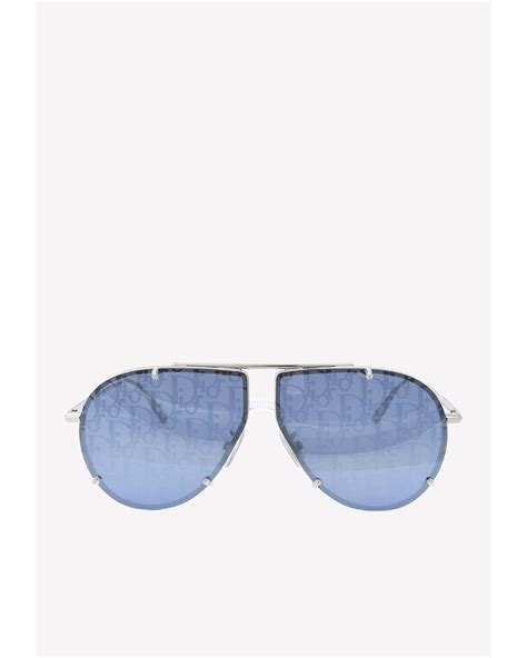 blue dior oblique pilot sunglasses|Shop Dior Oblique 54MM Pilot Sunglasses .